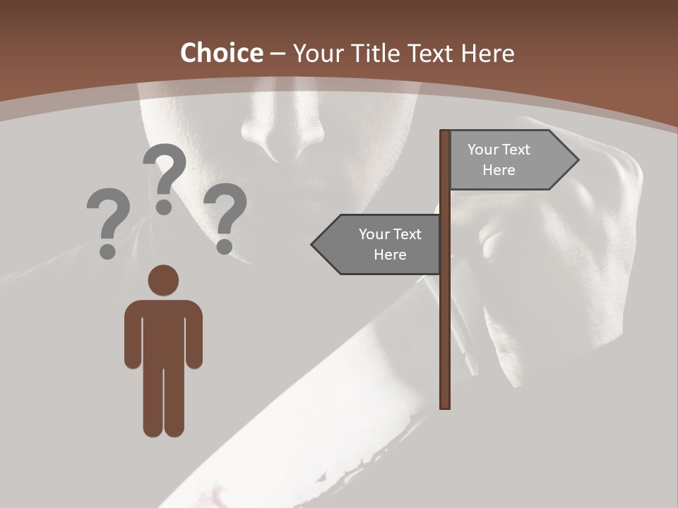 Architecture Agent Human Hand PowerPoint Template