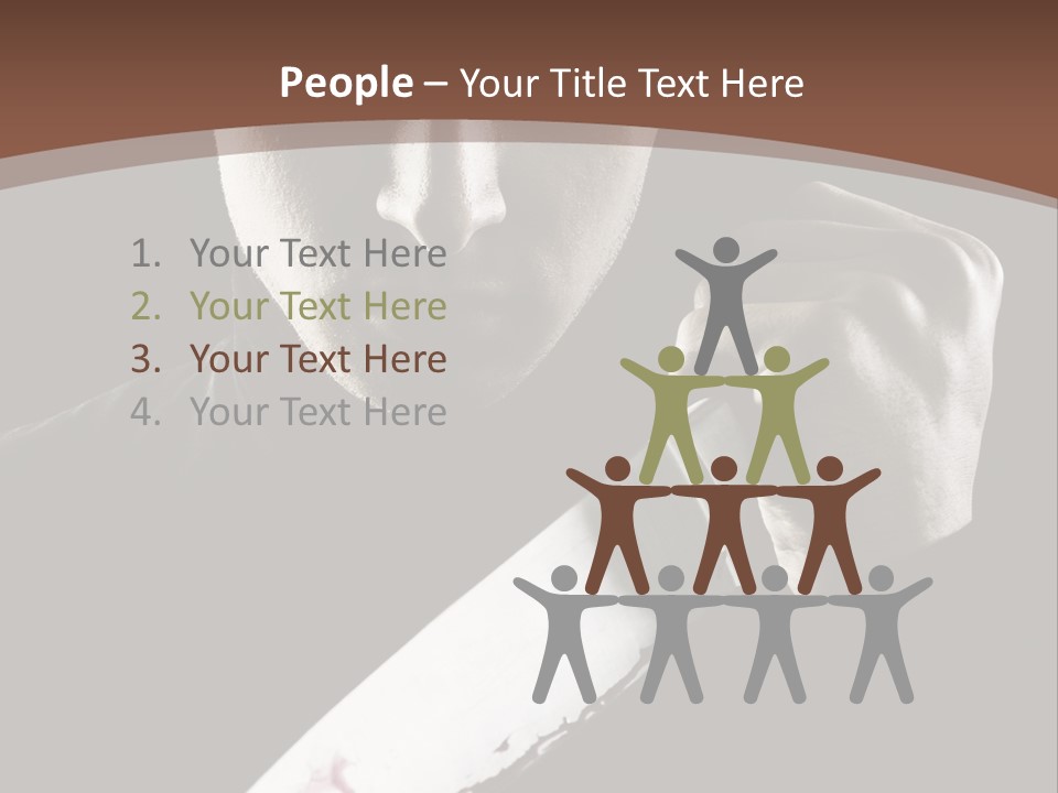 Architecture Agent Human Hand PowerPoint Template