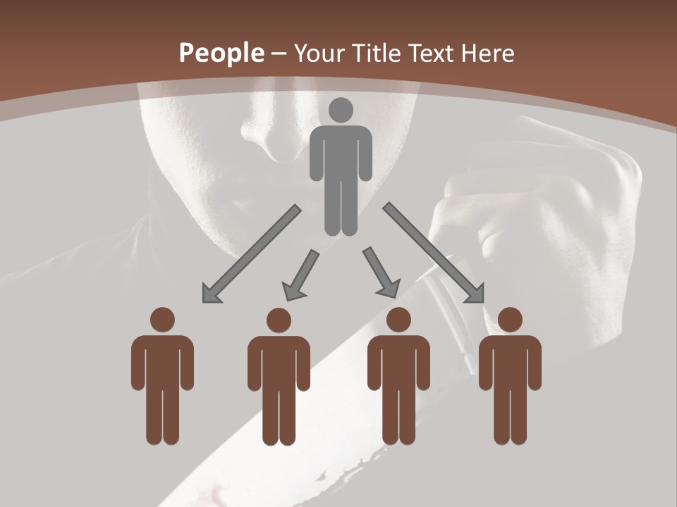 Architecture Agent Human Hand PowerPoint Template