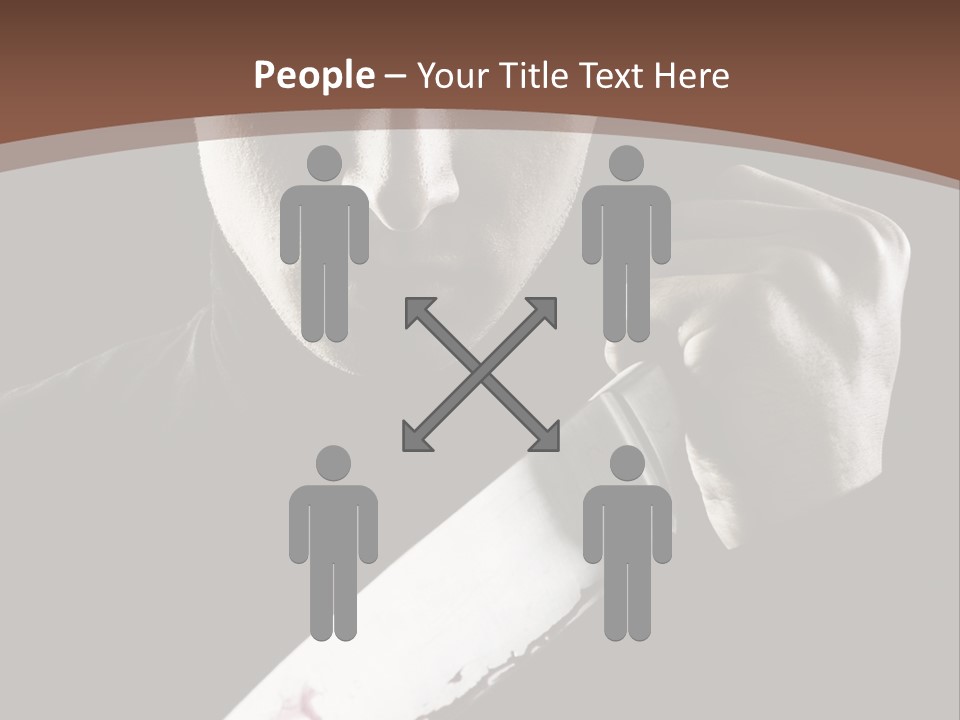 Architecture Agent Human Hand PowerPoint Template