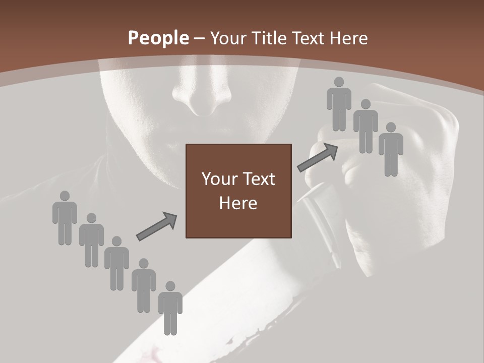 Architecture Agent Human Hand PowerPoint Template