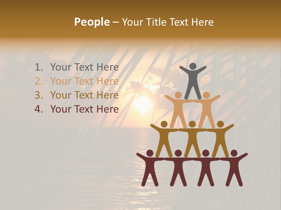 Human Hand Grass Loan PowerPoint Template