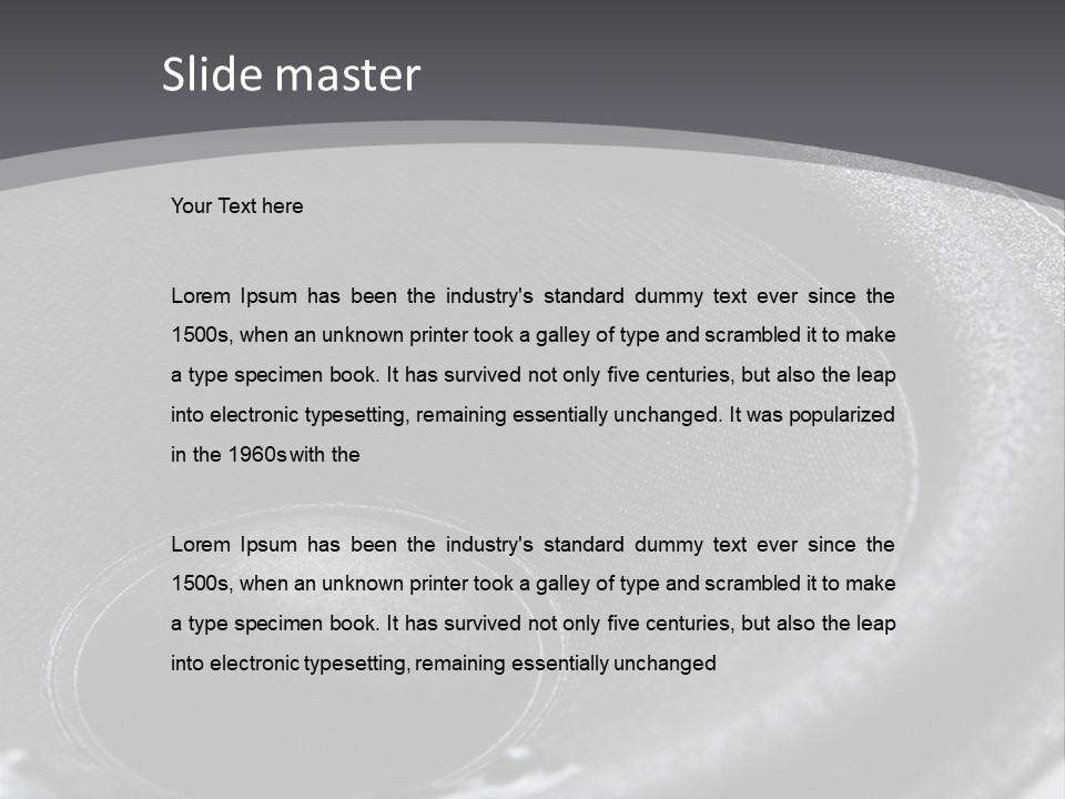 Investment Lawn Garden PowerPoint Template