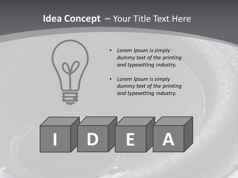 Investment Lawn Garden PowerPoint Template