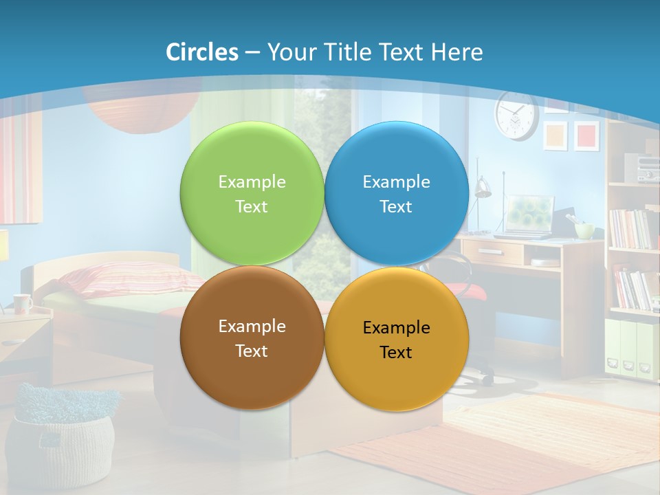 Man House Holding PowerPoint Template