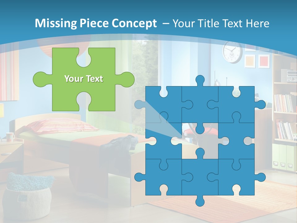 Man House Holding PowerPoint Template