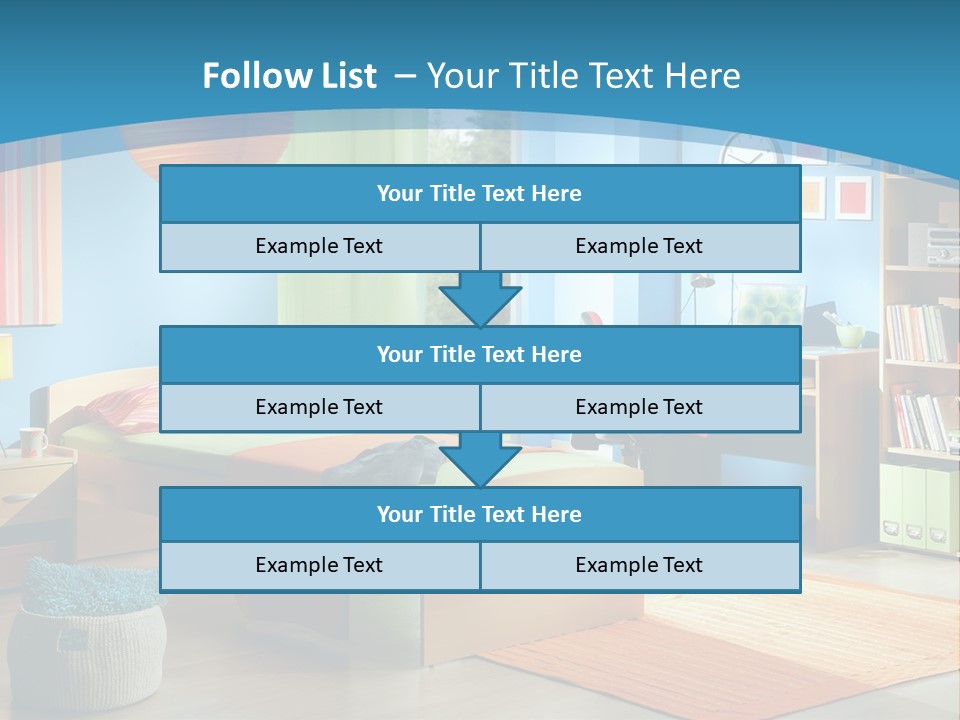Man House Holding PowerPoint Template