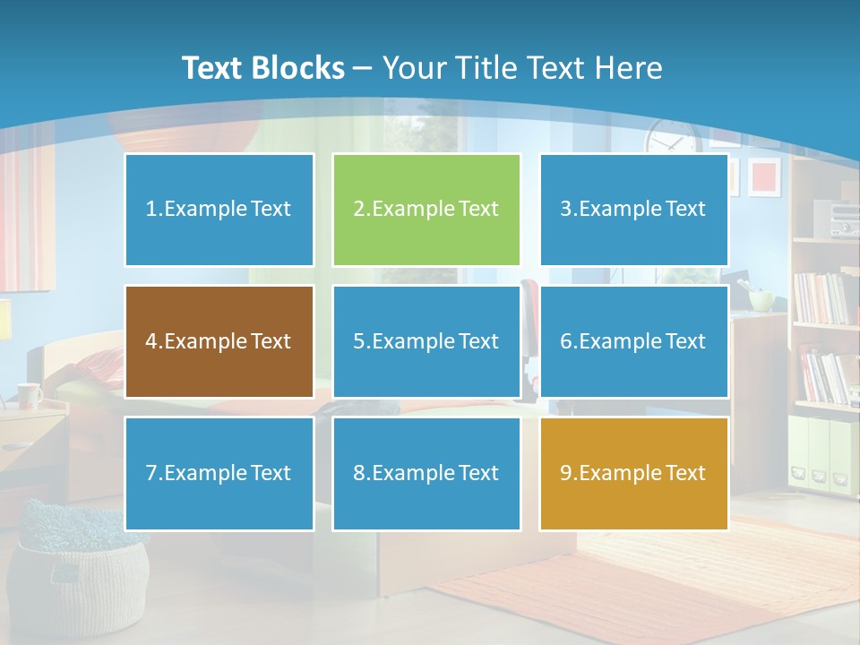 Man House Holding PowerPoint Template
