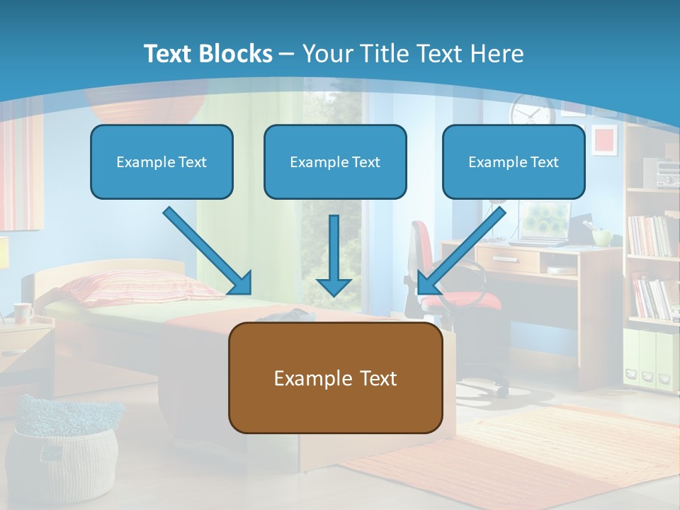 Man House Holding PowerPoint Template