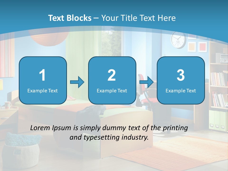 Man House Holding PowerPoint Template