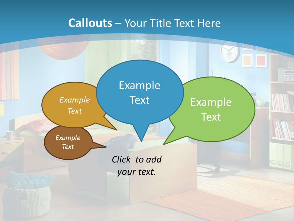 Man House Holding PowerPoint Template