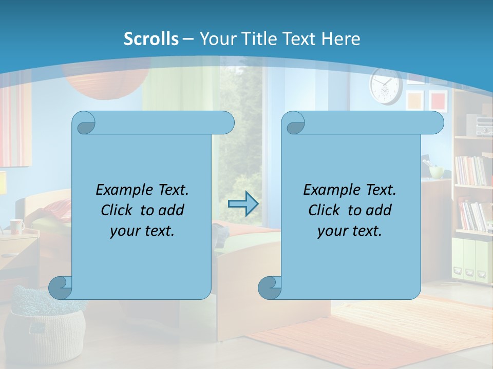 Man House Holding PowerPoint Template