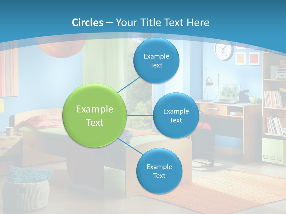 Man House Holding PowerPoint Template