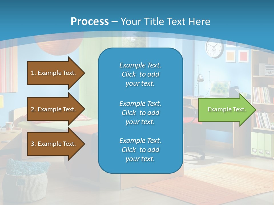 Man House Holding PowerPoint Template