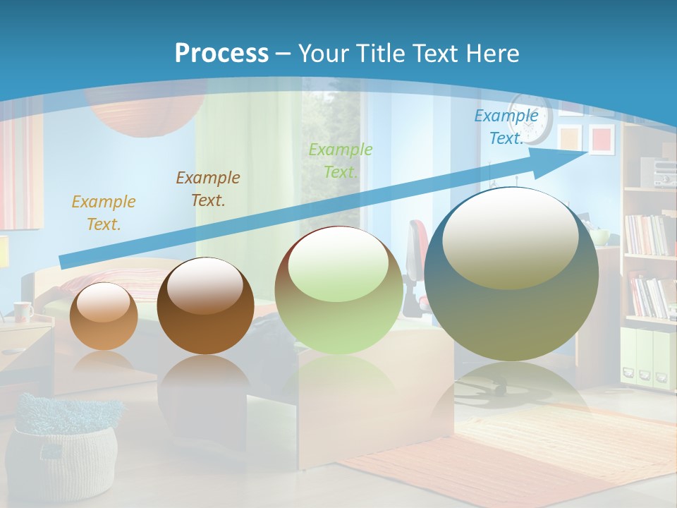 Man House Holding PowerPoint Template