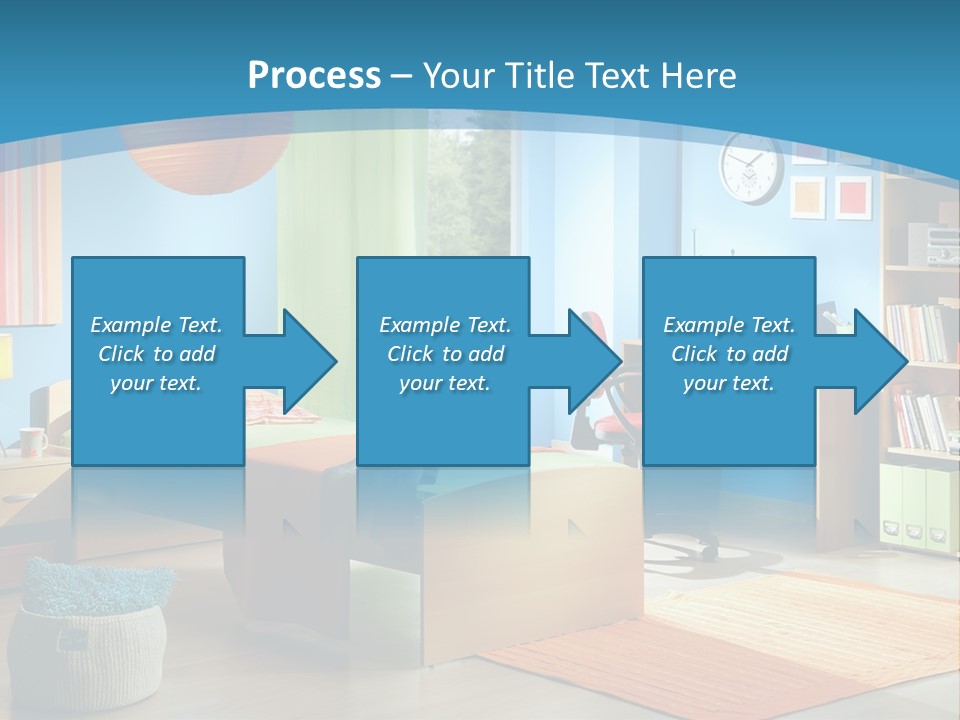 Man House Holding PowerPoint Template
