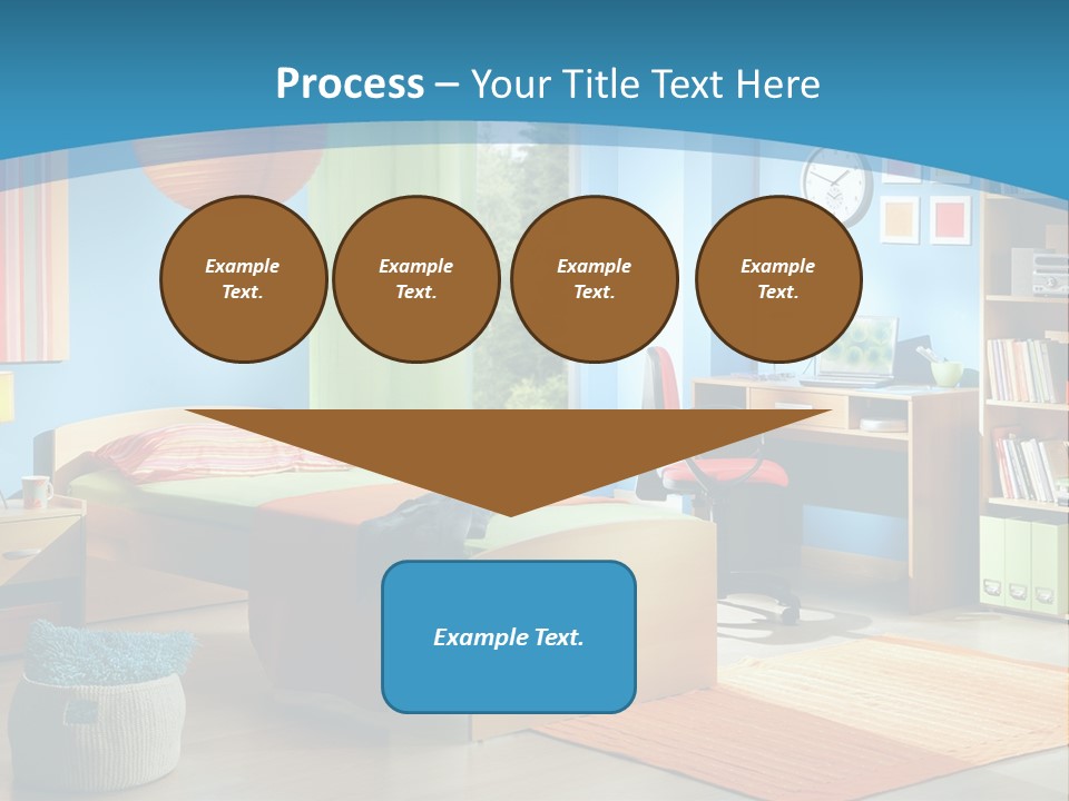 Man House Holding PowerPoint Template