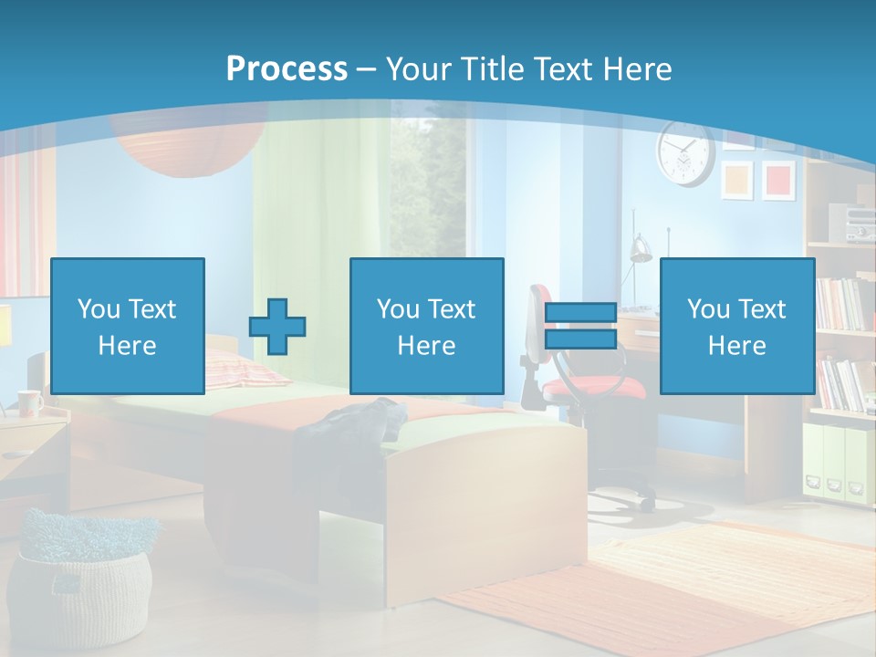 Man House Holding PowerPoint Template