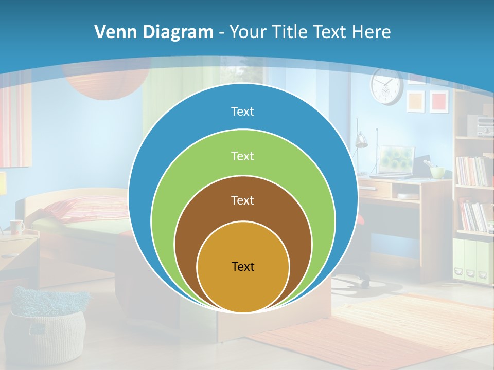 Man House Holding PowerPoint Template