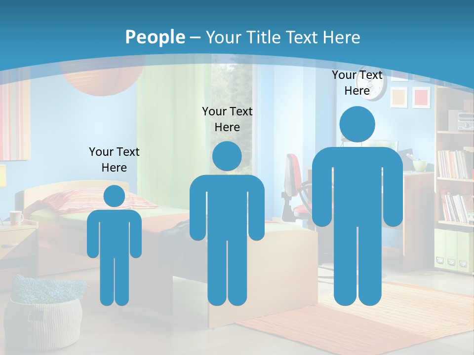 Man House Holding PowerPoint Template