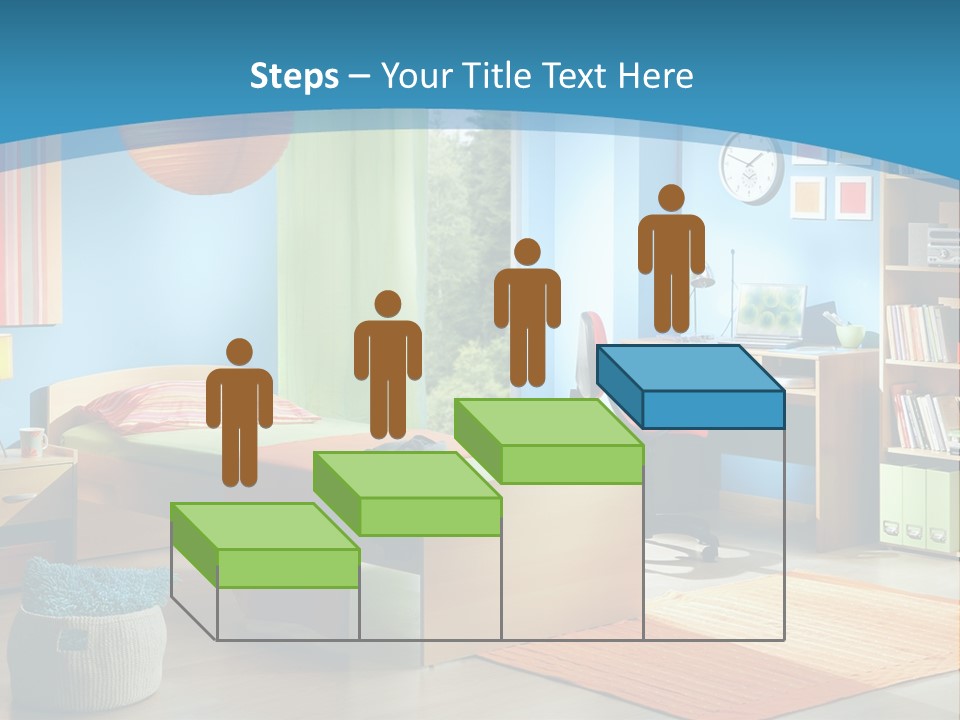 Man House Holding PowerPoint Template