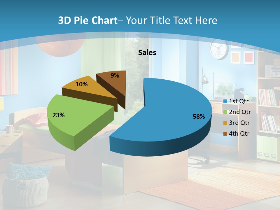 Man House Holding PowerPoint Template