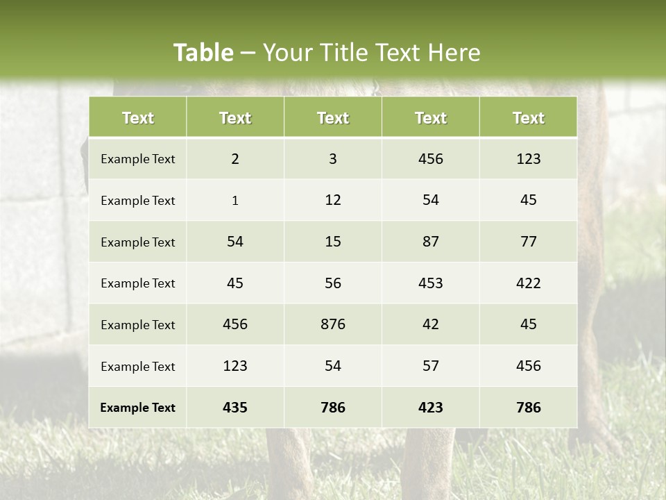 Made Residential Grass PowerPoint Template