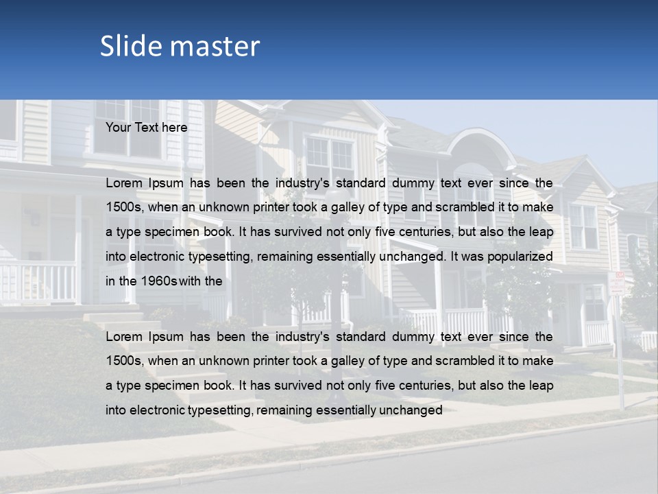 Investment Cloud Home PowerPoint Template