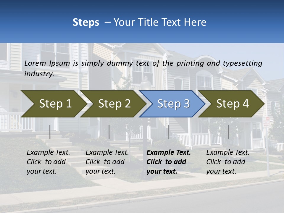Investment Cloud Home PowerPoint Template