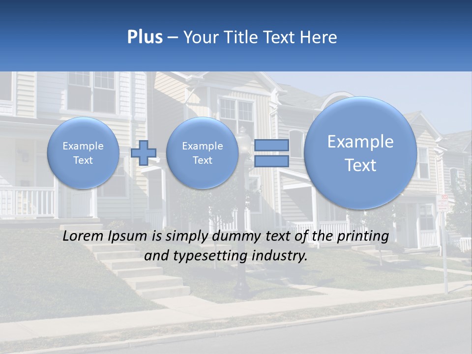 Investment Cloud Home PowerPoint Template