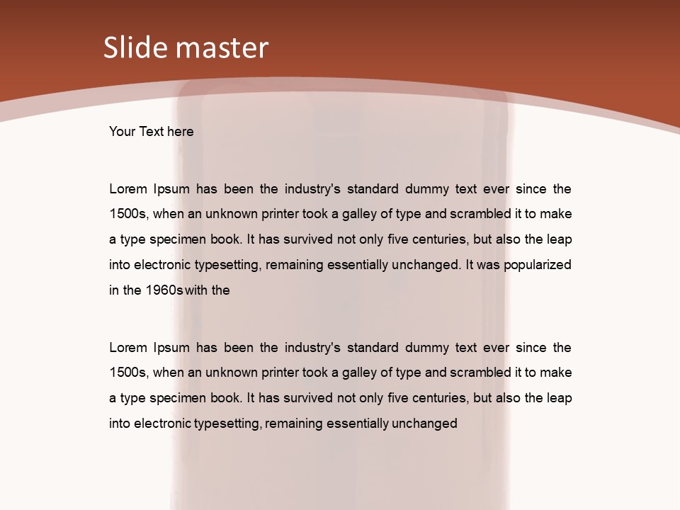 Small Architecture Grass PowerPoint Template