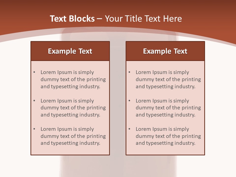 Small Architecture Grass PowerPoint Template