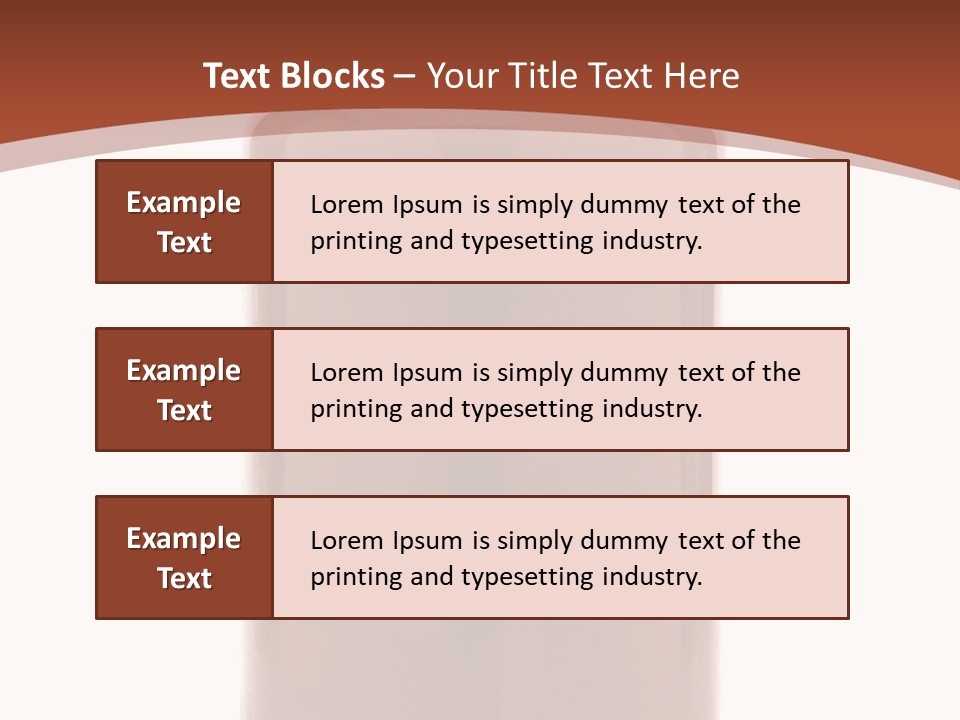 Small Architecture Grass PowerPoint Template
