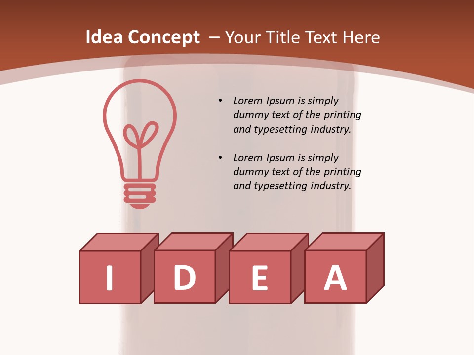 Small Architecture Grass PowerPoint Template