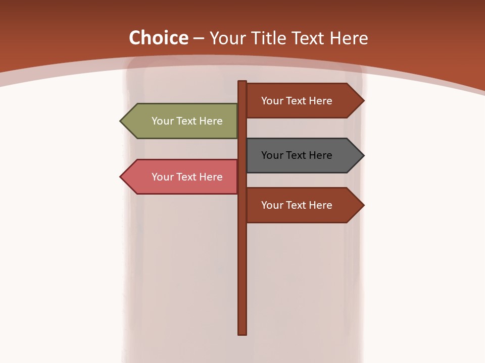 Small Architecture Grass PowerPoint Template