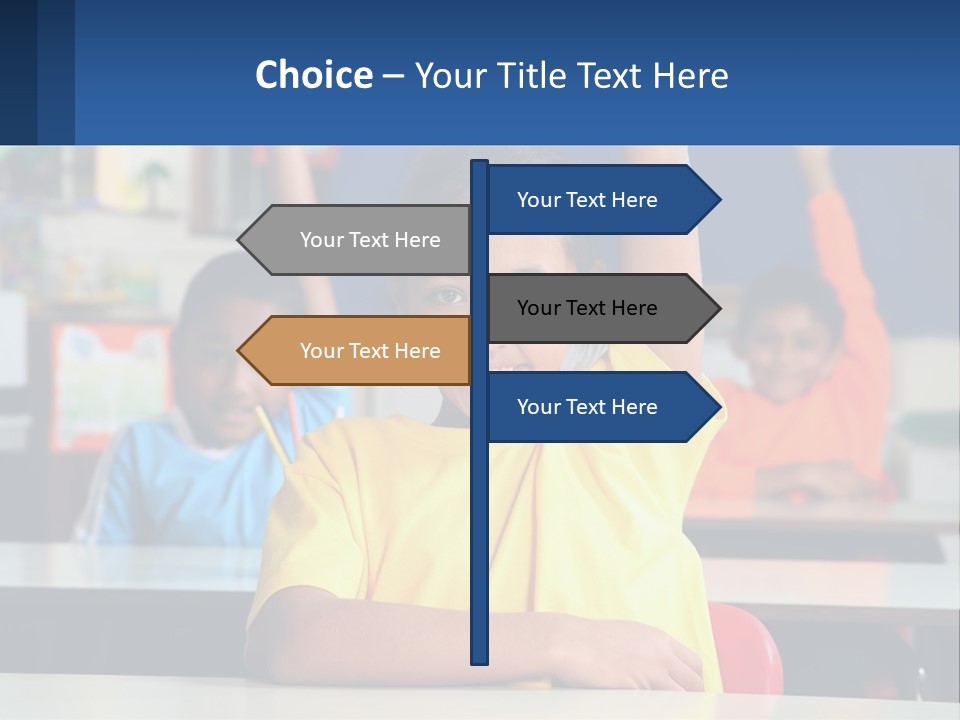 Man Home Human Hand PowerPoint Template