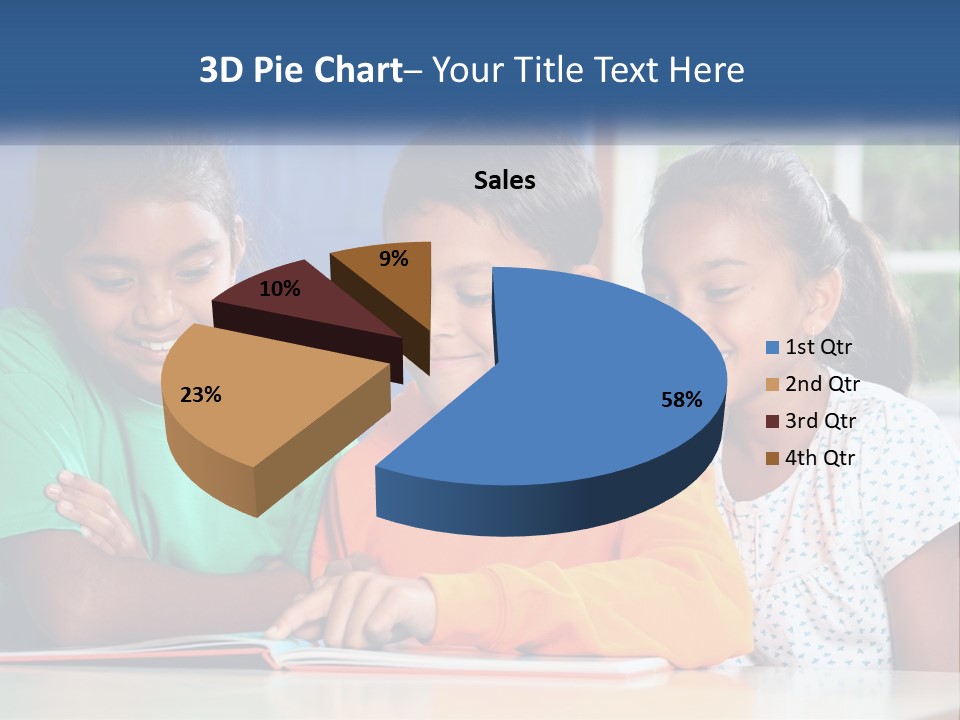 Sale Construct Blue Sky PowerPoint Template