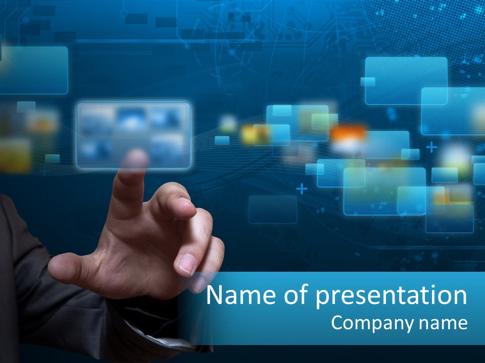 Conceptual Business Background PowerPoint Template