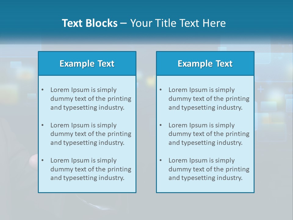 Conceptual Business Background PowerPoint Template