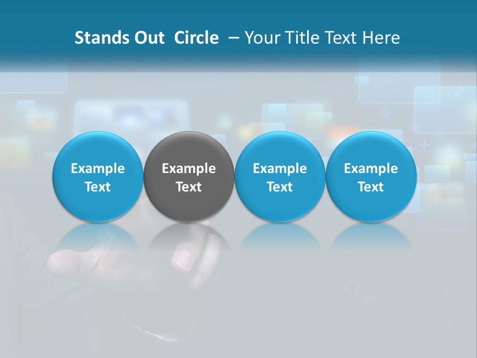 Conceptual Business Background PowerPoint Template