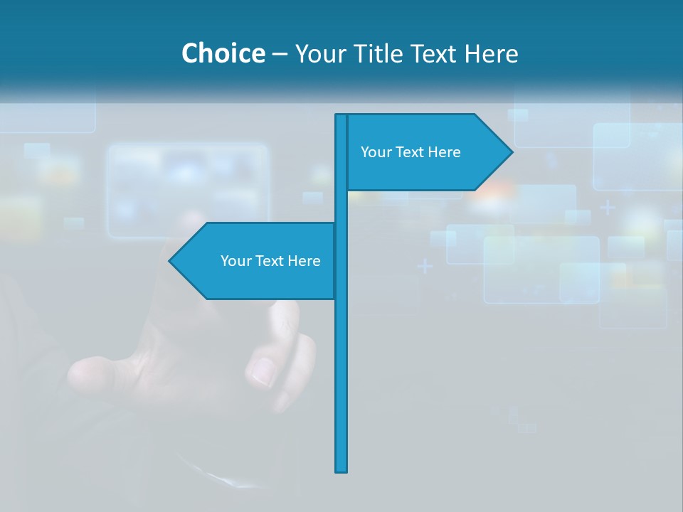 Conceptual Business Background PowerPoint Template