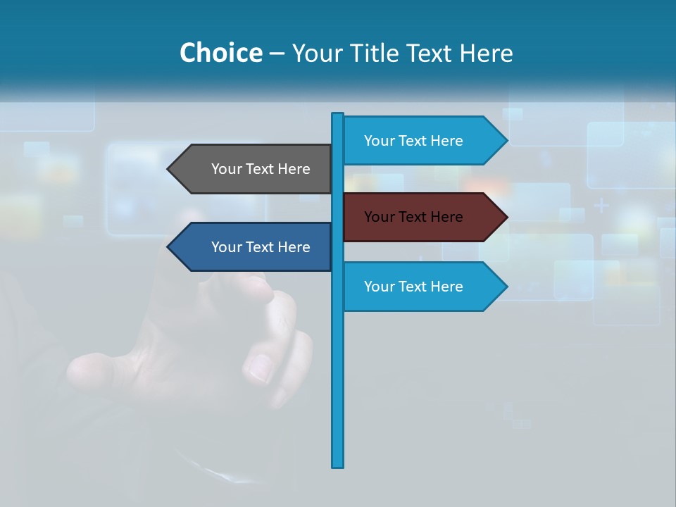 Conceptual Business Background PowerPoint Template