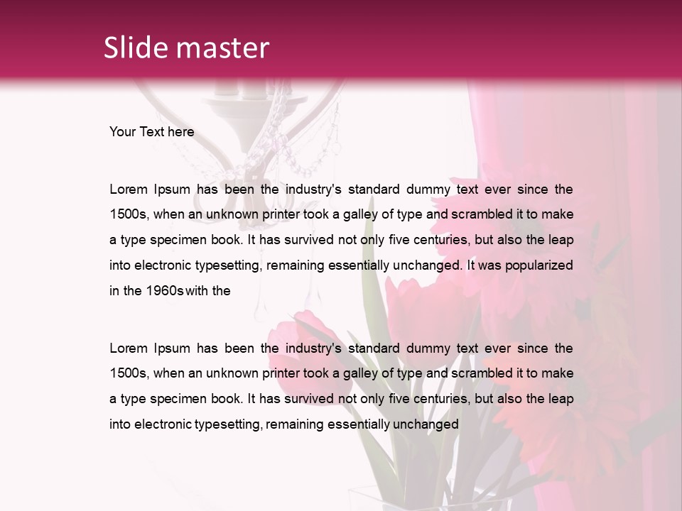 Holding Loan Grass PowerPoint Template