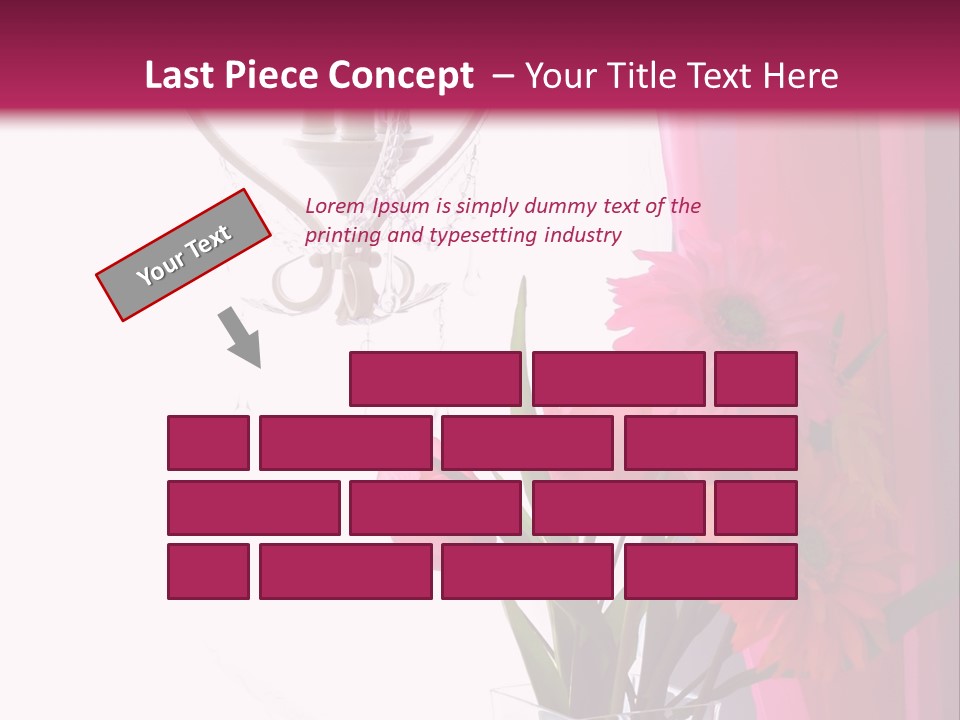 Holding Loan Grass PowerPoint Template