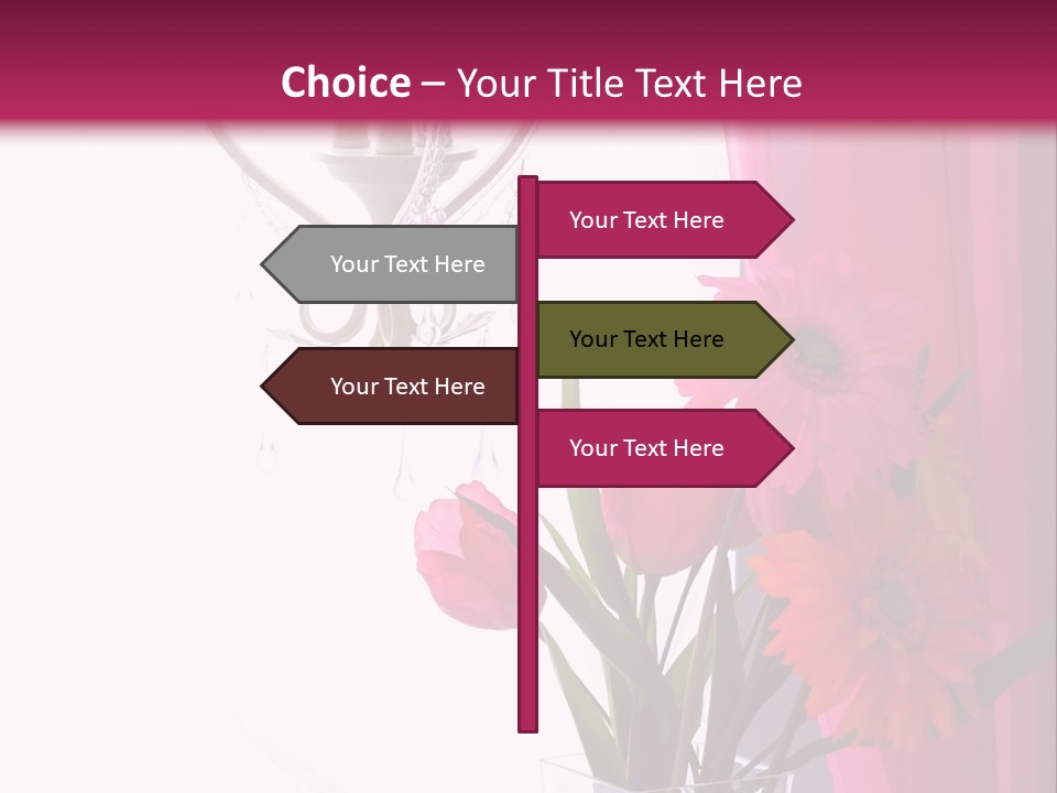 Holding Loan Grass PowerPoint Template