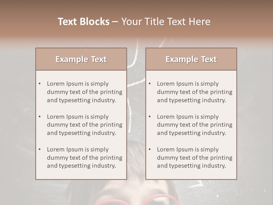 Blue Sky Dream Architect PowerPoint Template