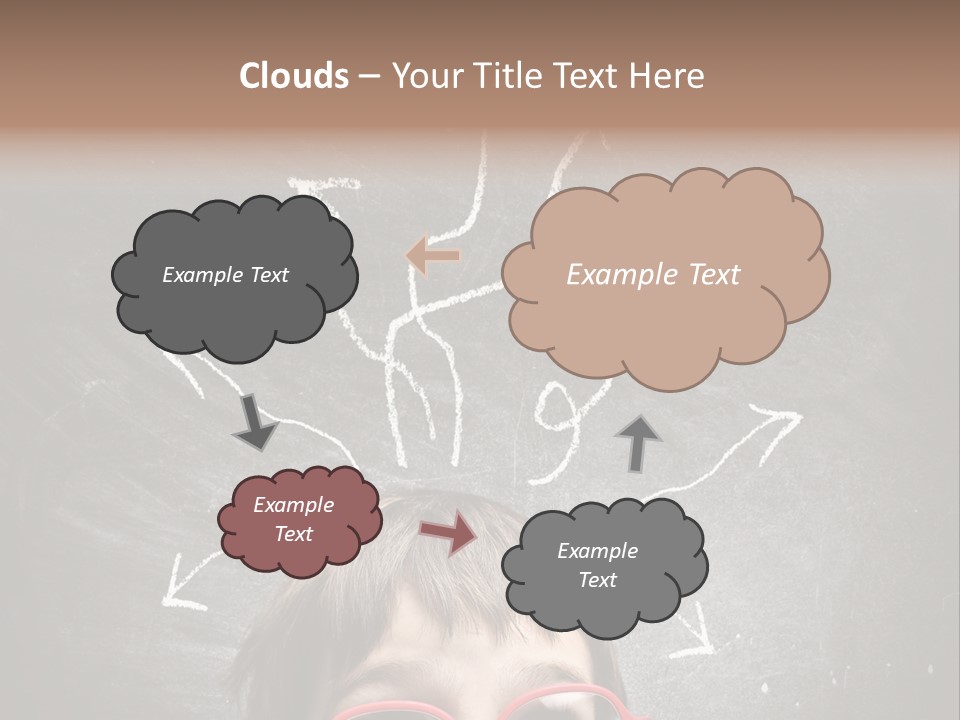 Blue Sky Dream Architect PowerPoint Template