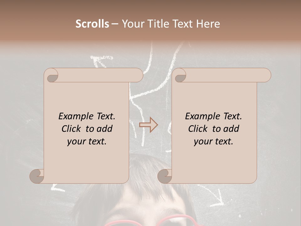 Blue Sky Dream Architect PowerPoint Template