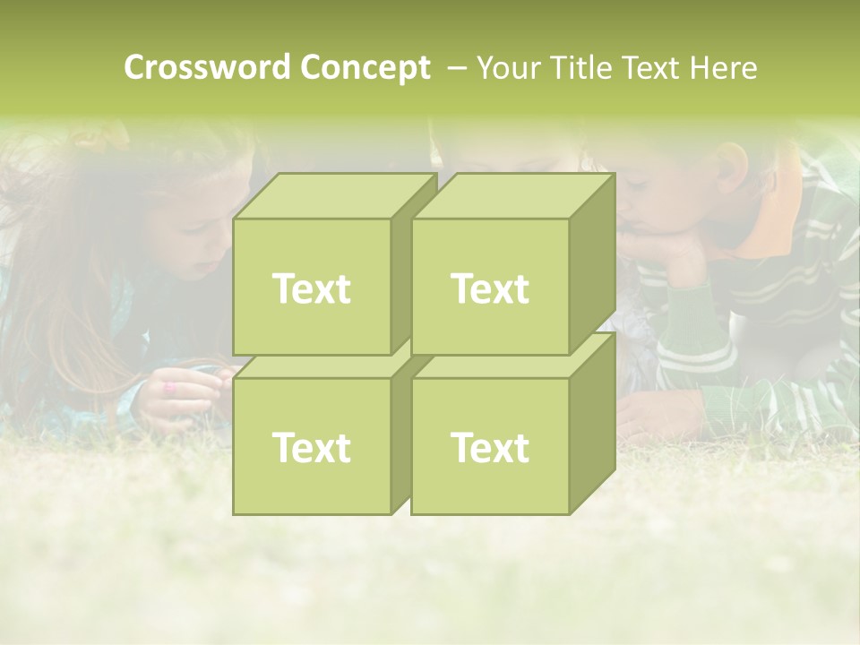 Grass Garden House PowerPoint Template