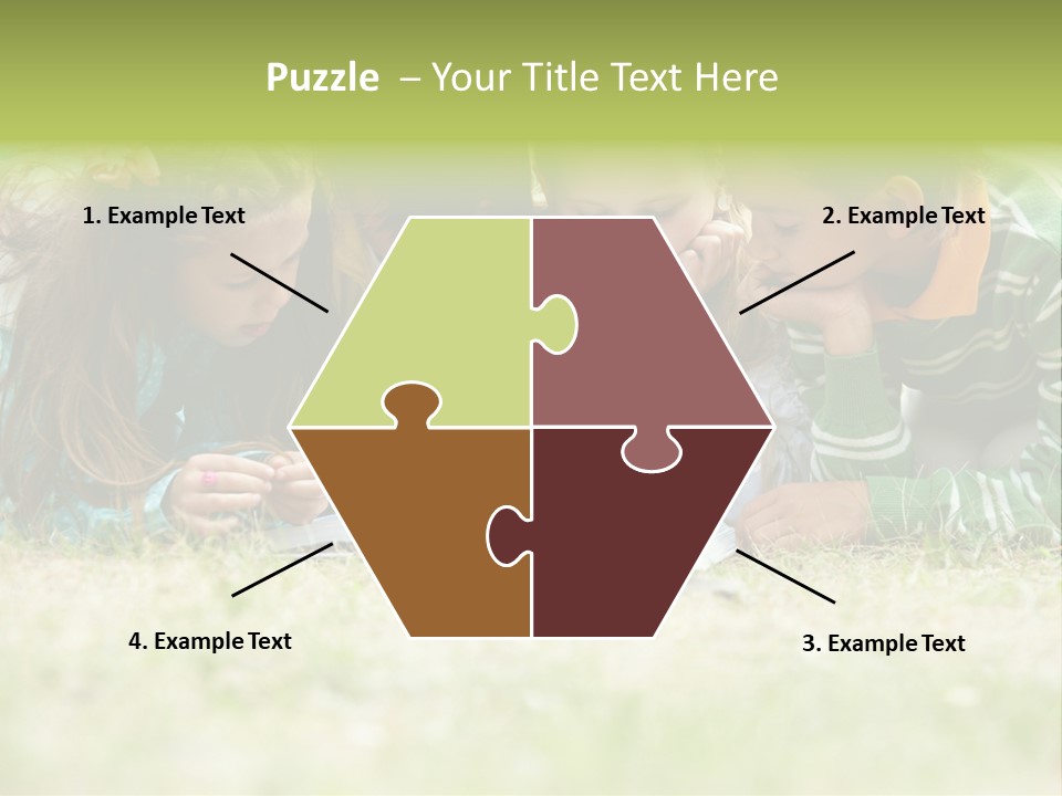 Grass Garden House PowerPoint Template